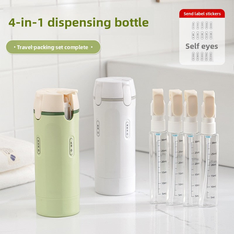 4-in-1 Travel Bottle Dispenser